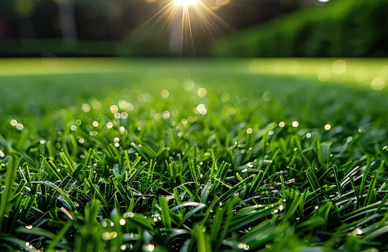 green healthy grass