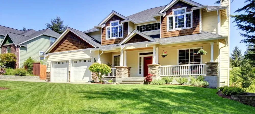 Home in an HOA community